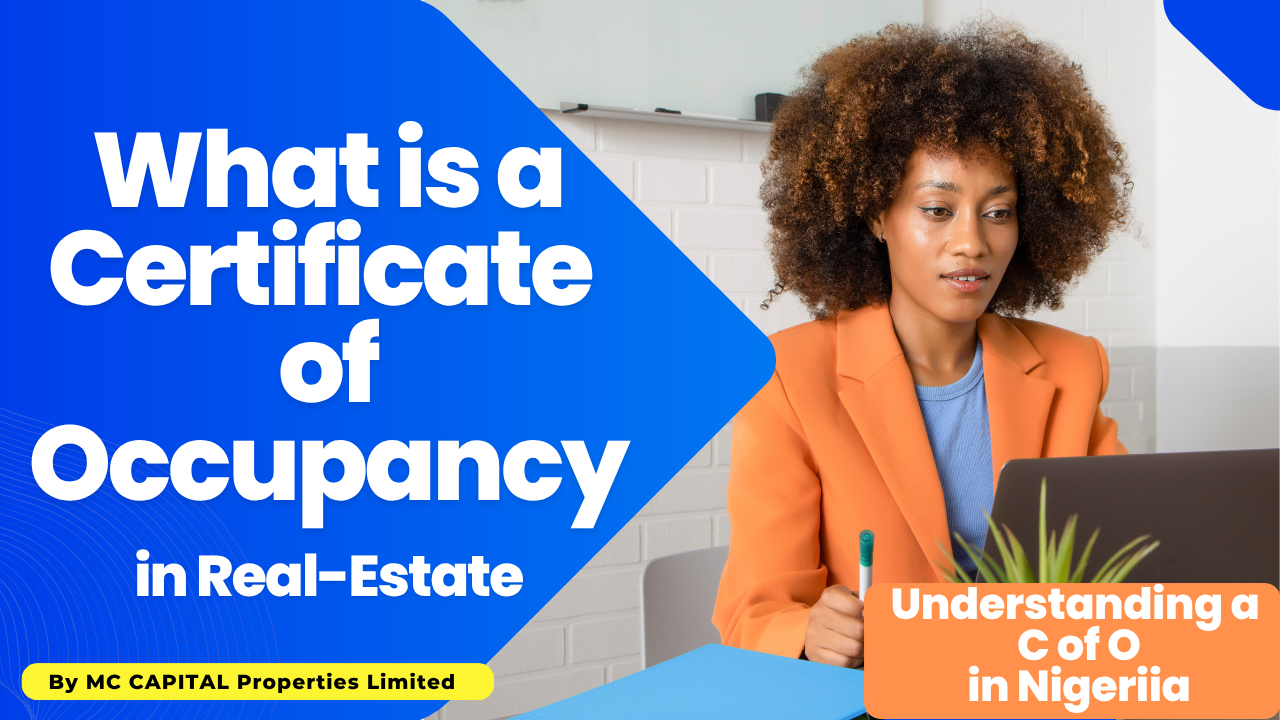 What is a Certificate of Occupancy in Nigeria Realestate