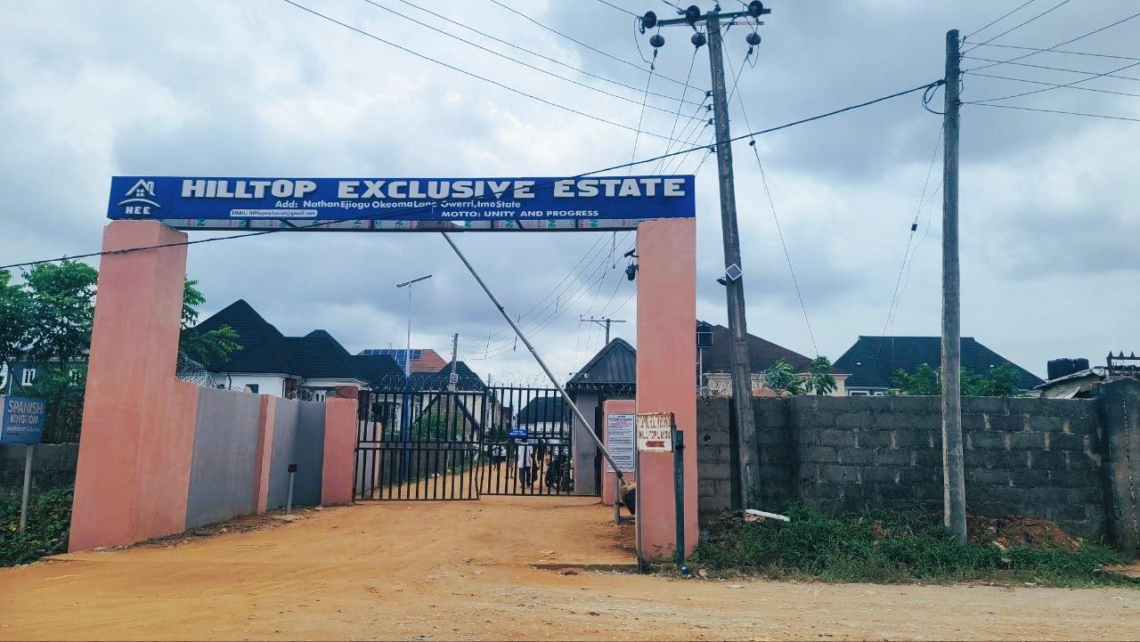 Hilltop Exclusive Estate Owerri Imo State by MC CAPITAL Properties